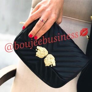 ZARA Crossbody Belt Bag with Lionhead Detail